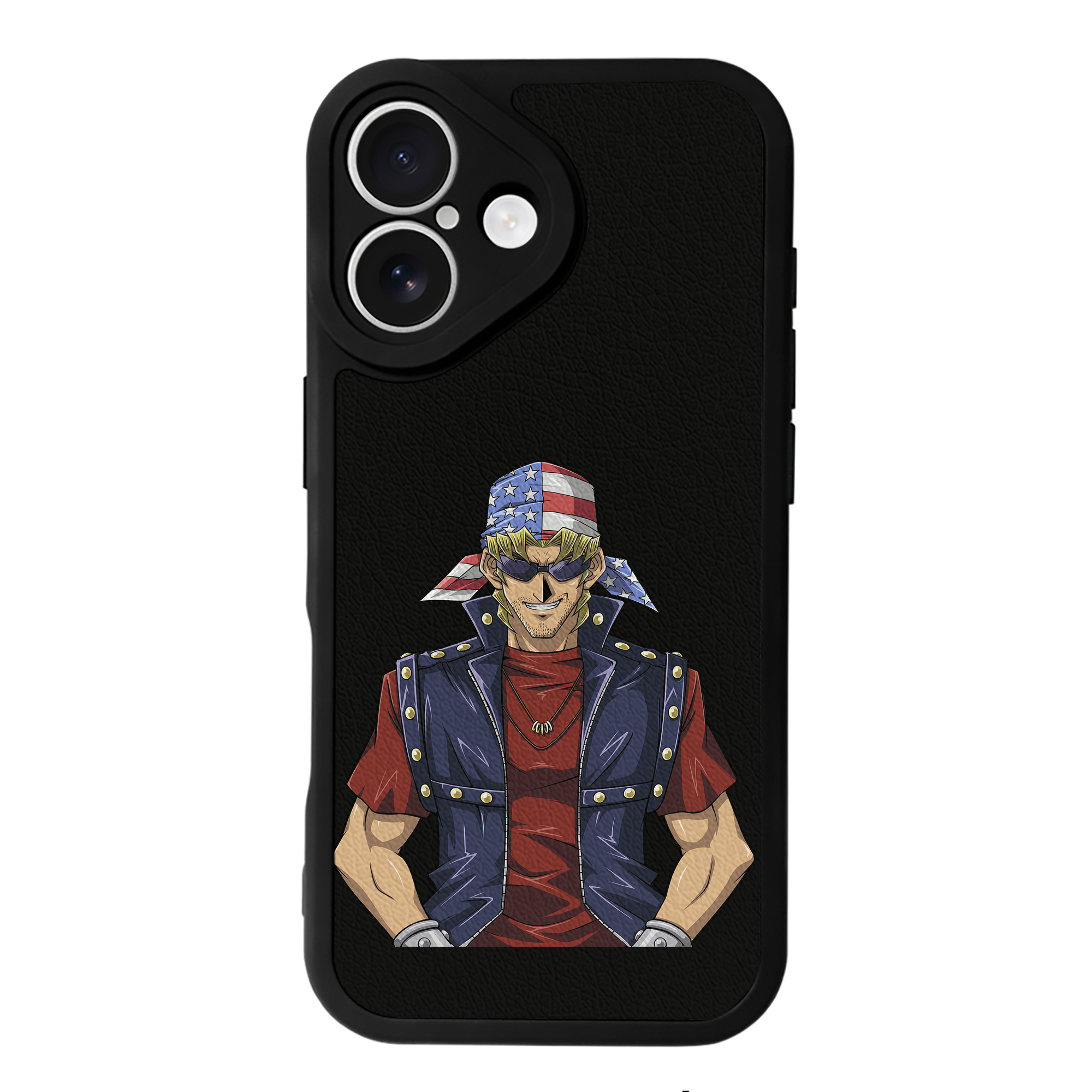 （画像用） 遊☆戯☆王 Yu-Gi-Oh! 【iPhone 16シリーズ対応】シリコンスマホケース（レザー調） 材質：シリコン